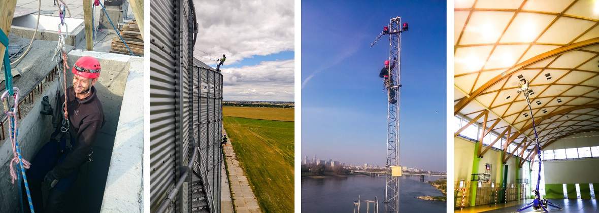 Maciej Jarliński ALPTREK Prace na Wysokościach