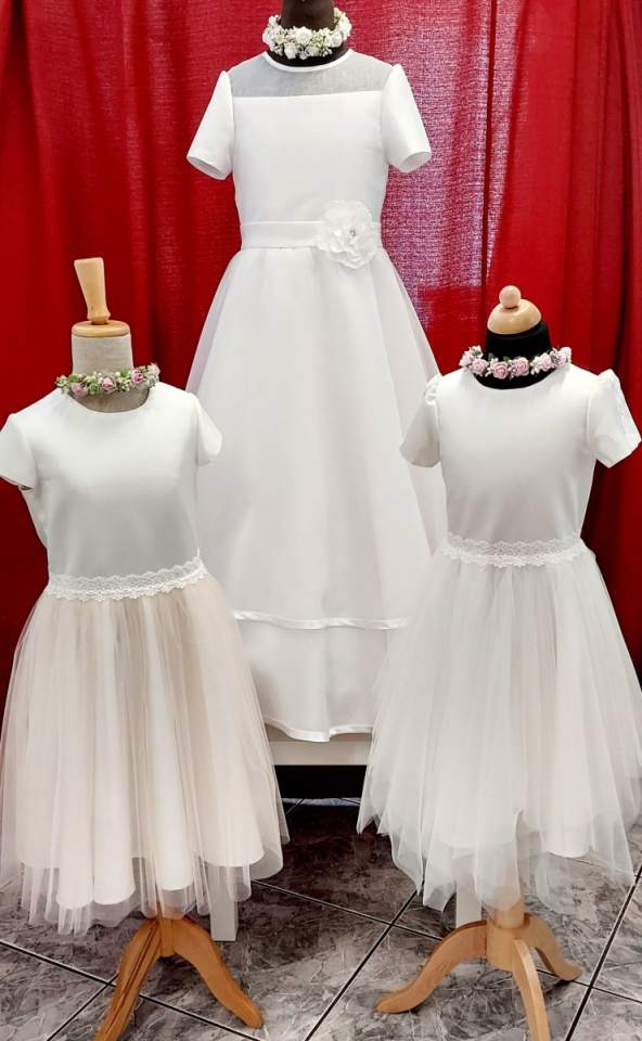 białe sukienki dla dziewczynek