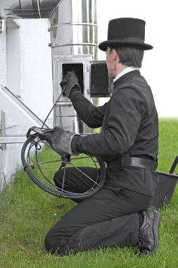 czyszczenie przewodów kominowych