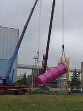 montaż zbiornika na kwas solny