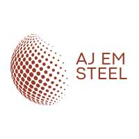 AJ EM STEEL - logo