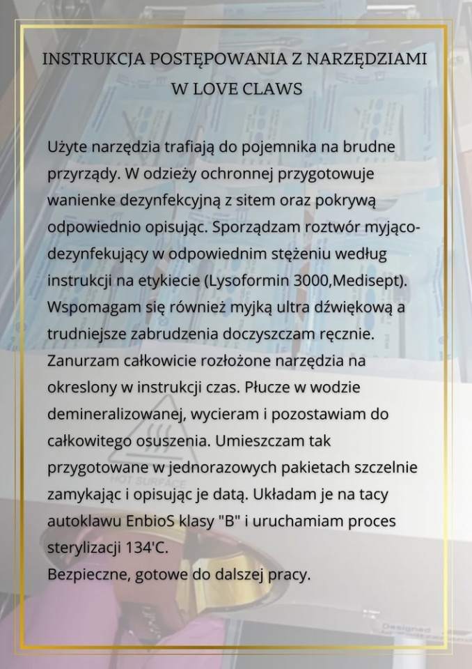 instrukcja postępowania