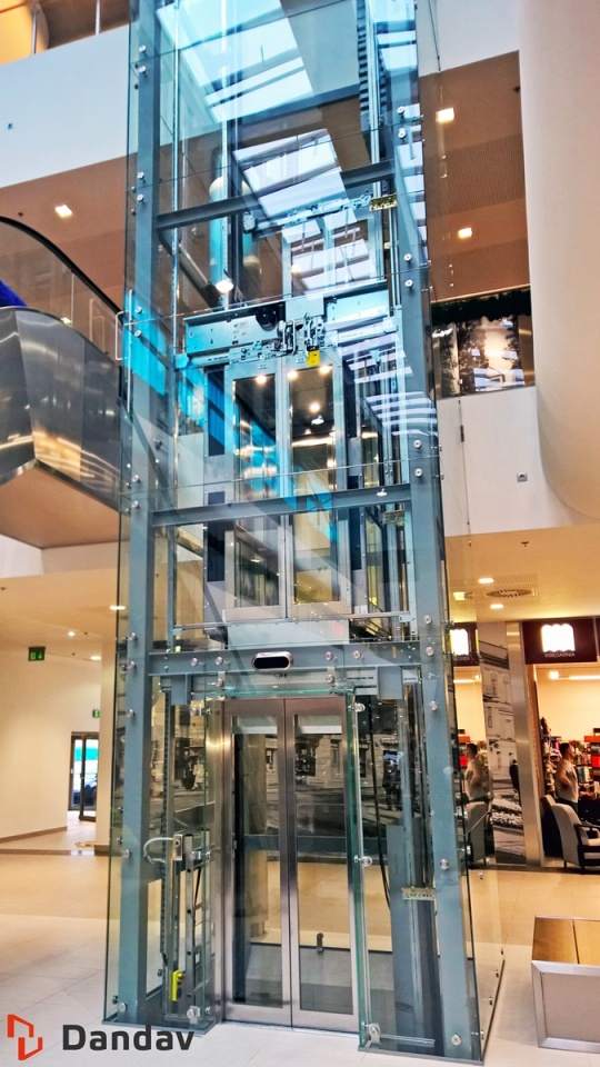 obudowa windy Galeria Myślenicka