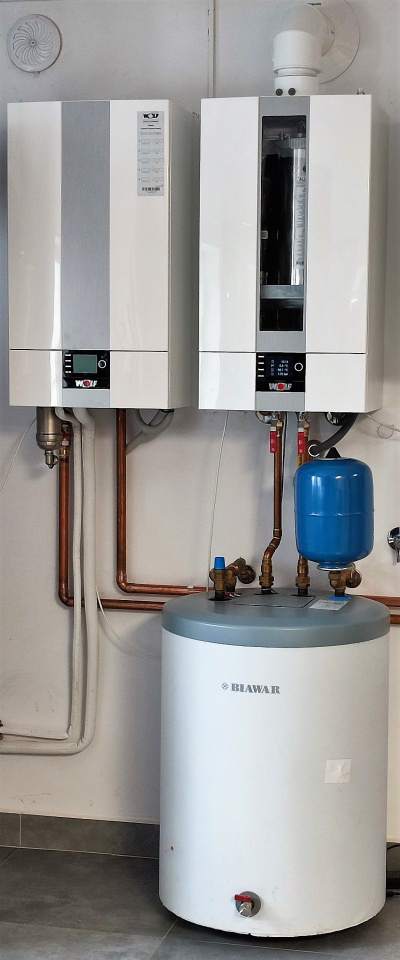 Pompa ciepła z kotłem gazowym