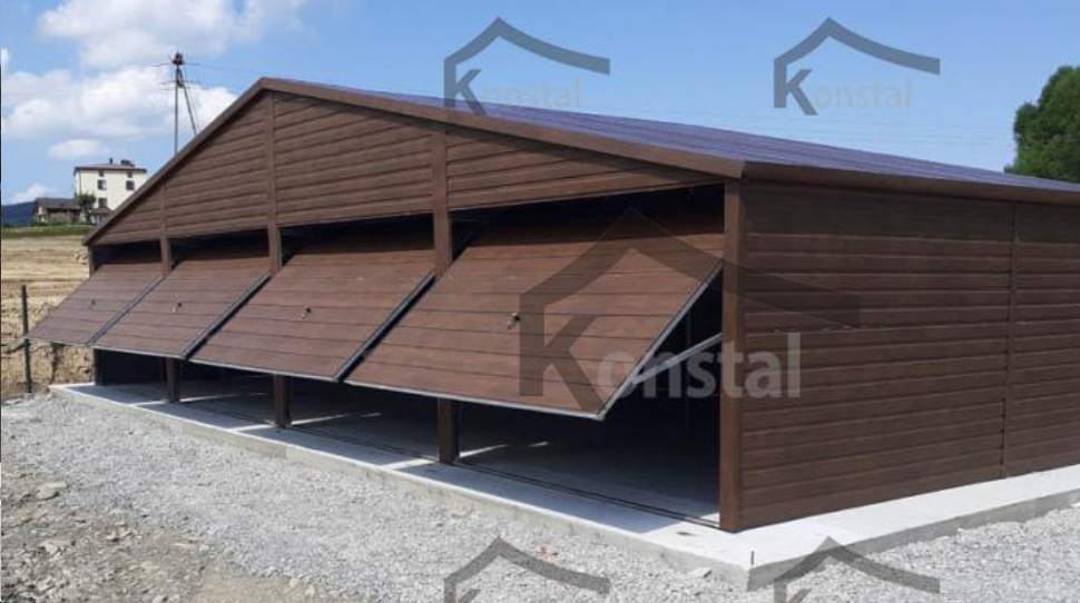 garaż trzystanowiskowy