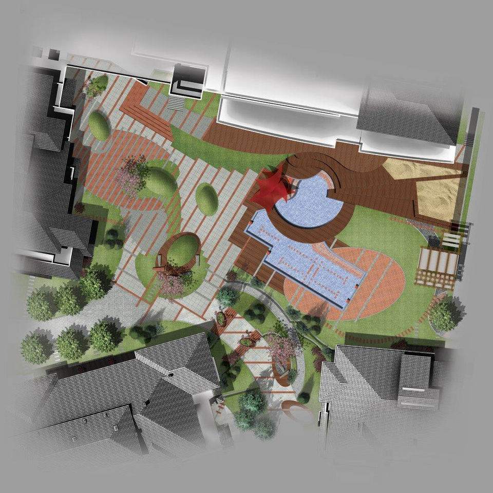 wizualizacja terenu zielonego