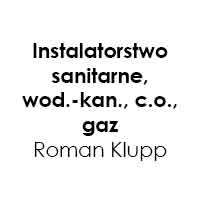 Roman Klupp Instalatorstwo sanitarne, wod.-kan., c.o., gaz - Hydraulicy