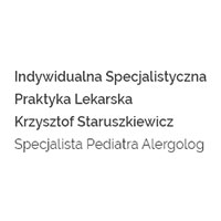 Indywidualna Specjalistyczna Praktyka Lekarska Krzysztof Staruszkiewicz Specjalista Pediatra Alergolog - Przychodnie prywatne