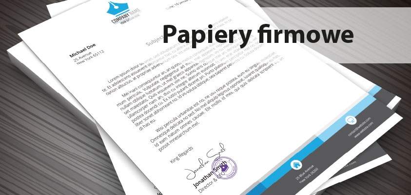 papiery firmowe
