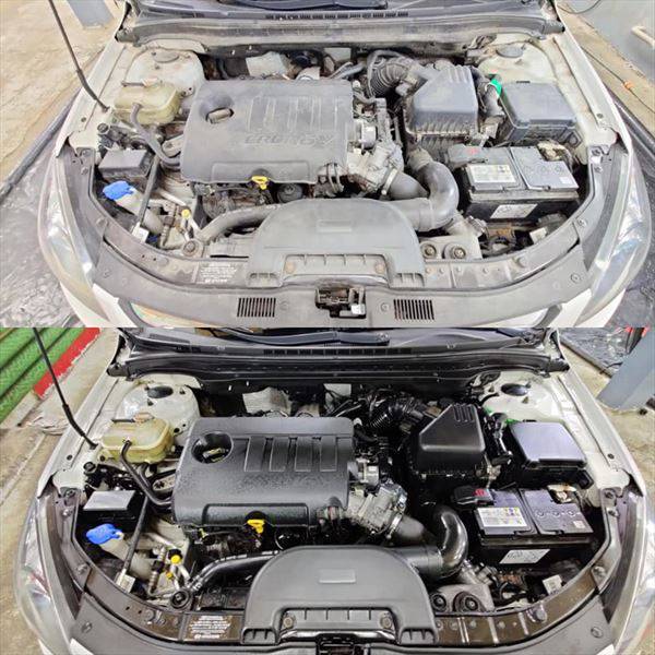 czyszczenie komory silnika