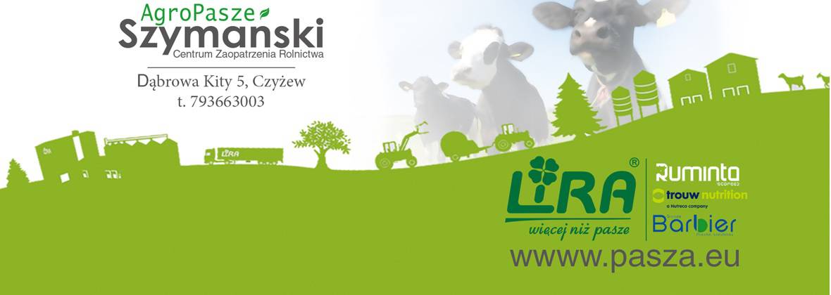 AgroPasze. Dystrybucja pasz Lira. Mobilna mieszalnia pasz.