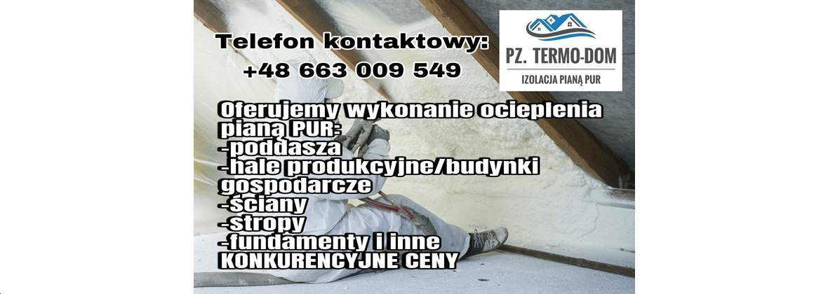 Termo-Dom Ocieplanie Piana Pur Paweł Żuchowski, Szczecin
