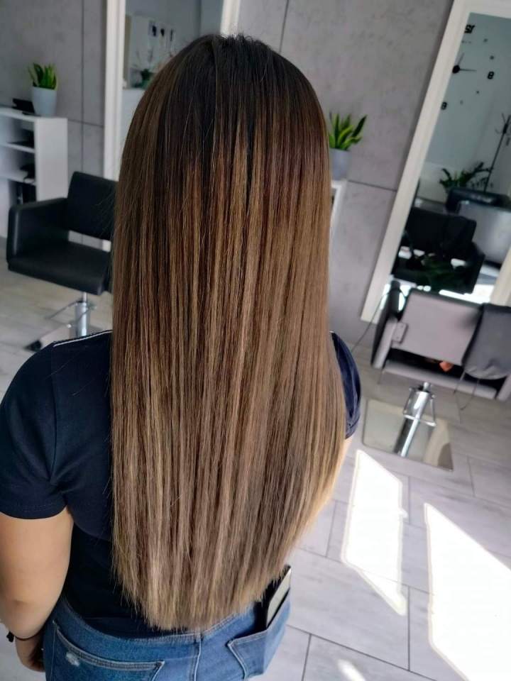 koloryzacja włosy długie