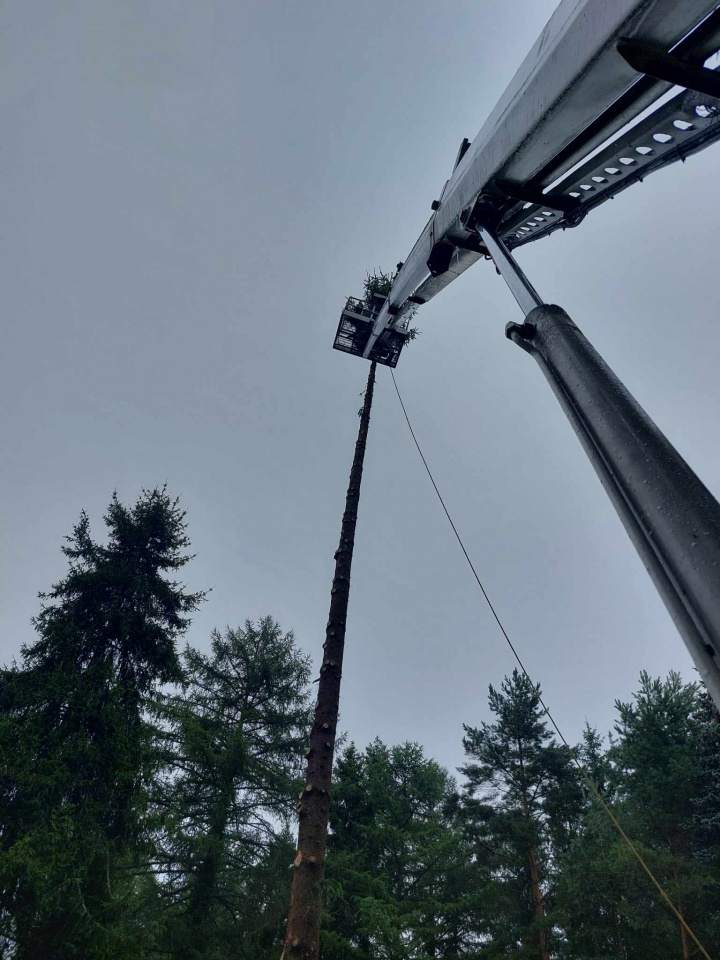 usługi podnośnik koszowym