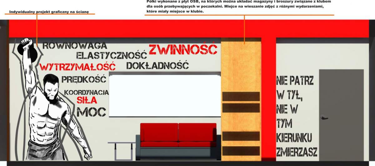 indywidualny projekt graficzny na ścianę