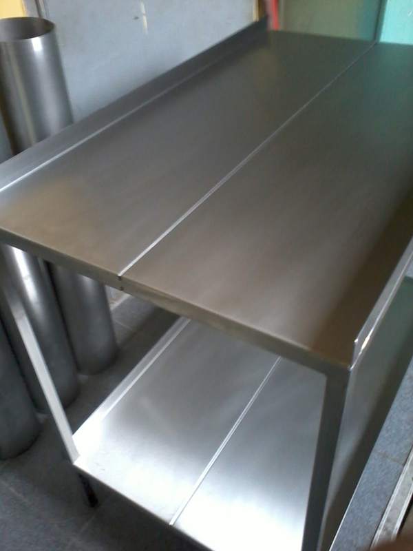 wózek ze stali nierdzewnej