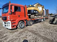 transport koparek gąsienicowych