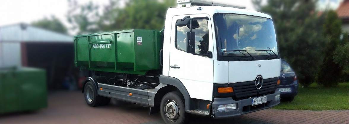 Kontenery - wywóz odpadów gruzu śmieci