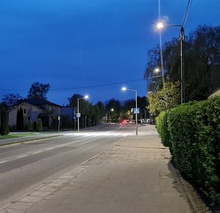 oświetlenie przejścia dla pieszych