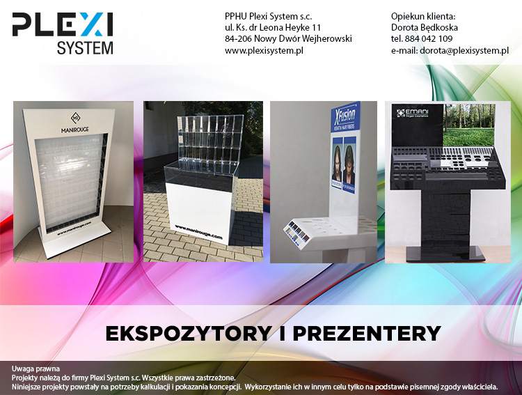 ekspozytory z plexi