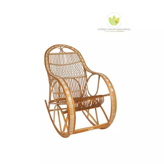 fotel wiklinowy