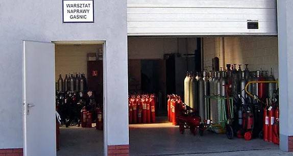 warsztat naprawy gaśnic
