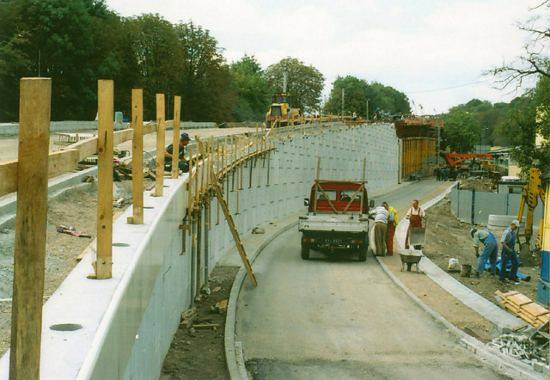 strzemiona, szczelinowe kosze, prefabrykacja, prefabrykaty