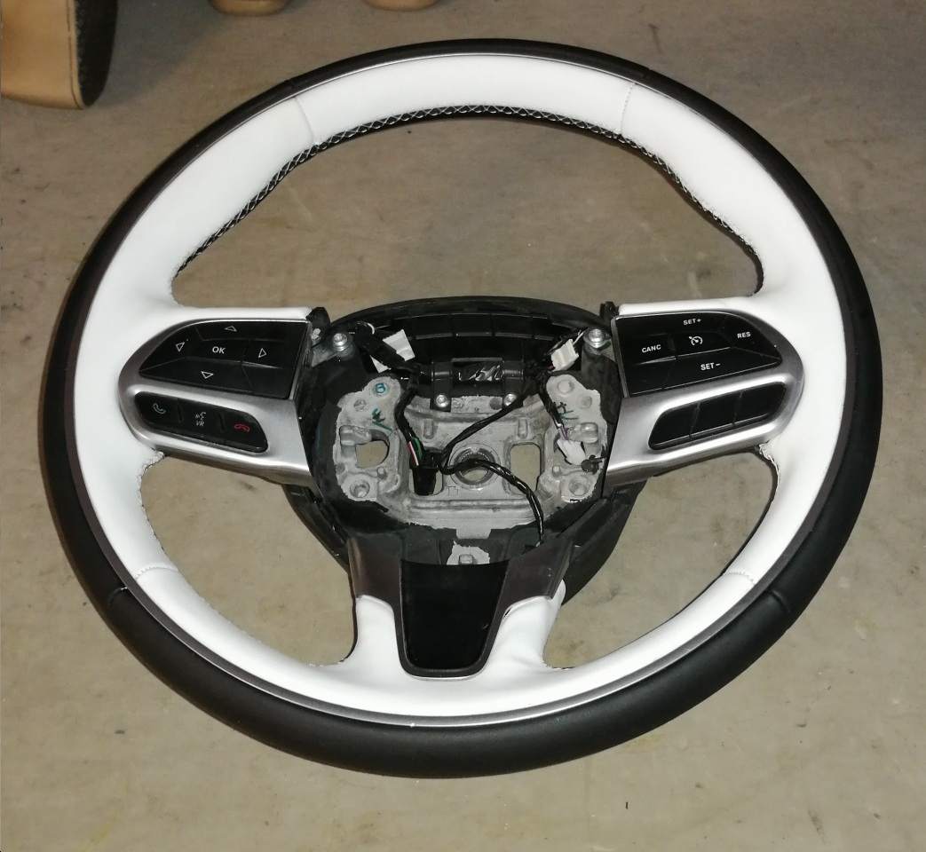 obszywanie kierownicy