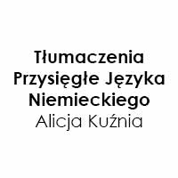 Tłumaczenia Przysięgłe Języka Niemieckiego Alicja Kuźnia - Tłumacze przysięgli