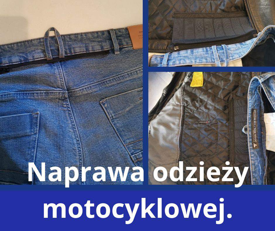 naprawa odzieży motocyklowej