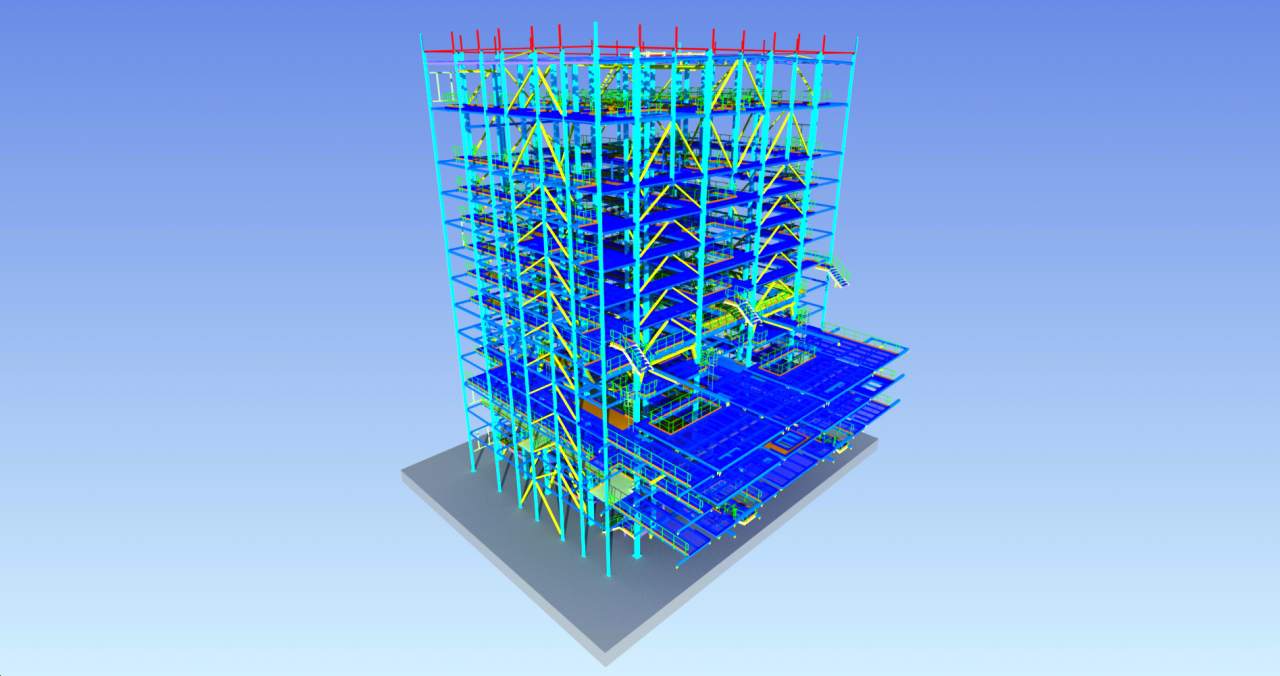 konstrukcja stalowa obiektu 'WSC' i 'CSP' projekt