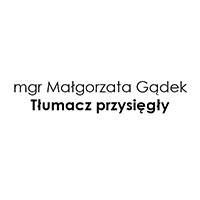 mgr Małgorzata Gądek Tłumacz przysięgły - Tłumacze przysięgli