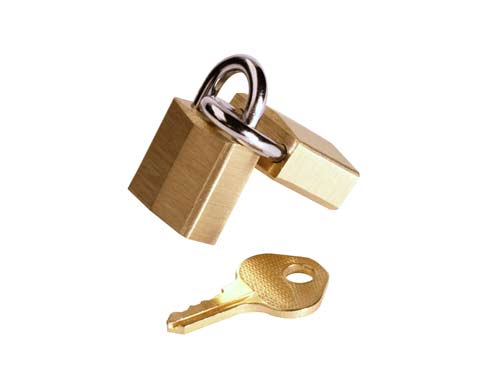 kłódka i klucze