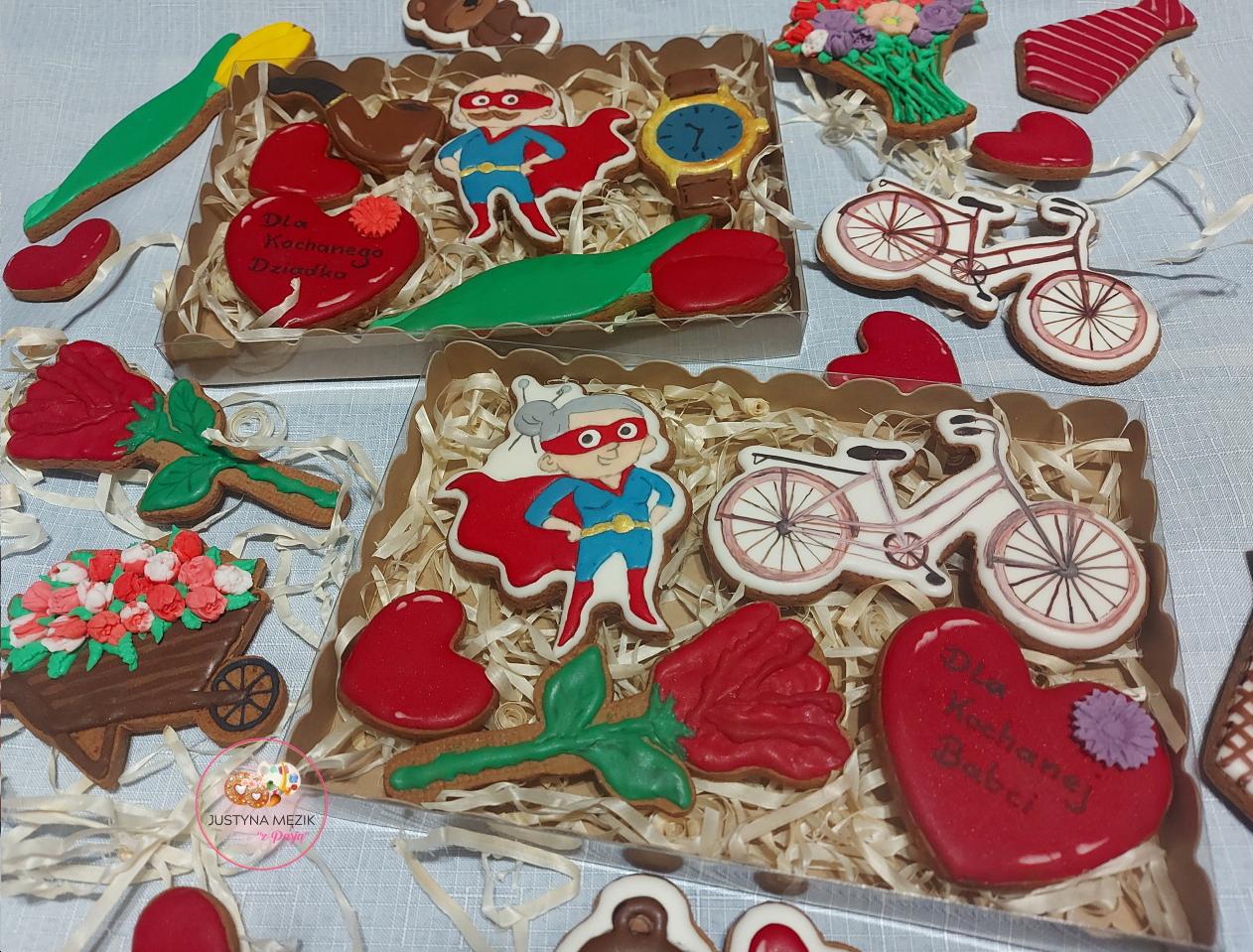 ręcznie malowane ciastka