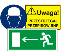 znaki bezpieczeństwa