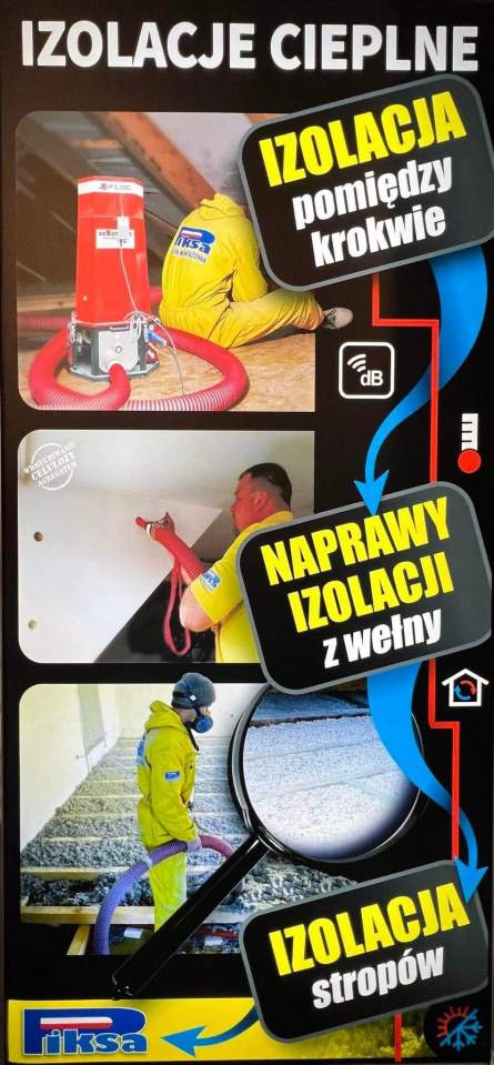 izolacje celulozą