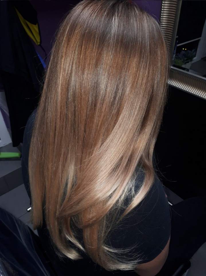 farbowanie włosy długie