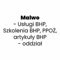 Malwo - Usługi BHP, Szkolenia BHP, PPOŻ, artykuły BHP - oddział - logo