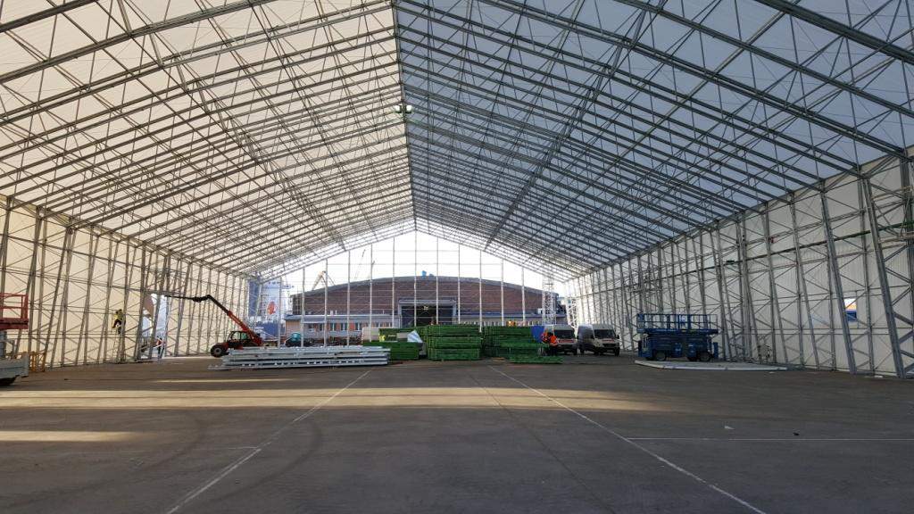 sprzedaż namiotów magazynowych