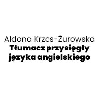 Aldona Krzos-Żurowska Tłumacz przysięgły języka angielskiego - Tłumacze