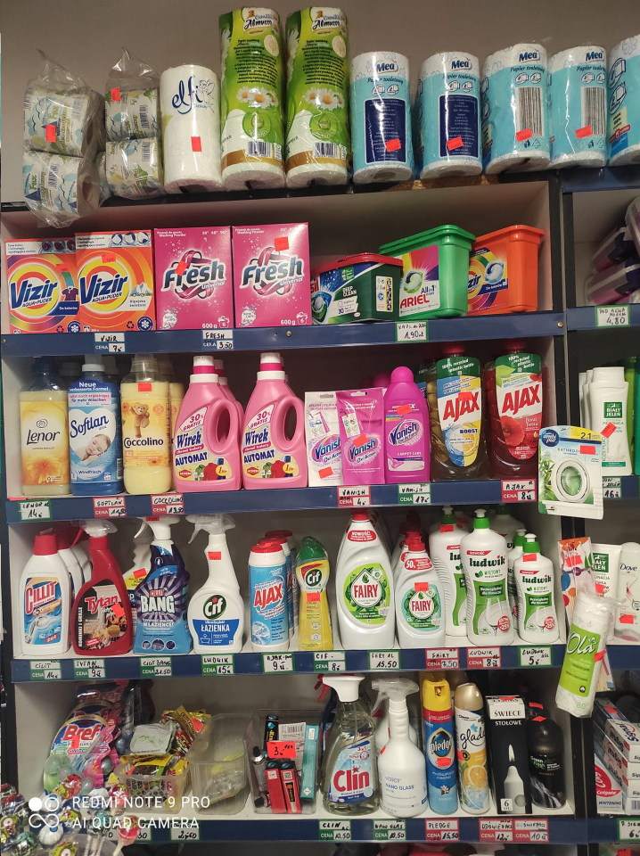 sprzedaż środków czystości