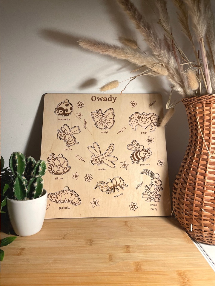 rękodzieło z drewna, sklejka grawerowana, wyroby artystyczne z drewna