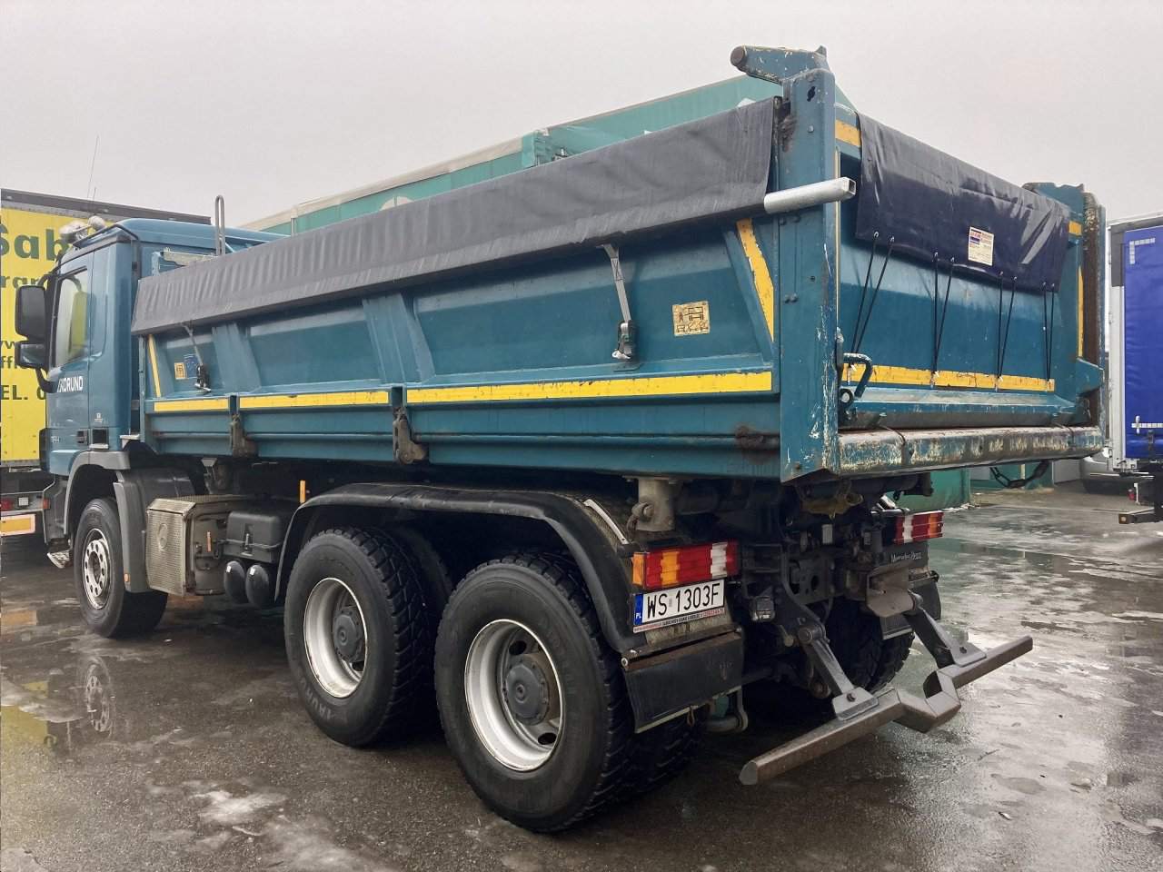 plandeka na wywrotkę