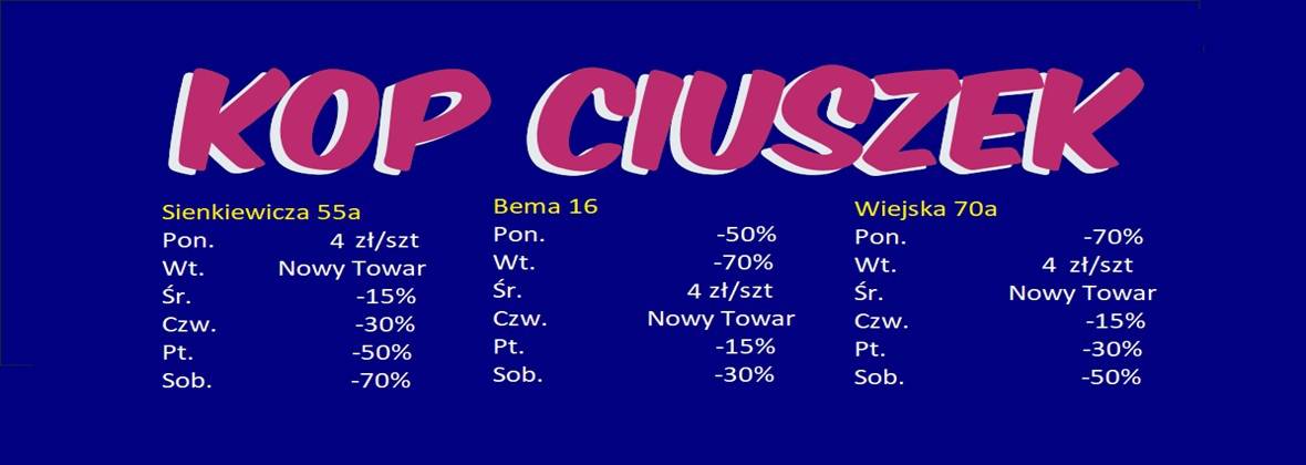 Odzież Używana Kop Ciuszek