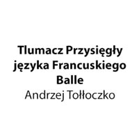 Tłumacz Przysięgły języka Francuskiego - Andrzej Tołłoczko - Tłumacze przysięgli