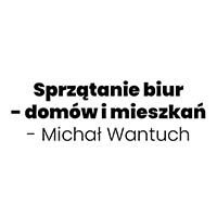 Sprzątanie biur - domów i mieszkań - Michał Wantuch - Sprzątanie wnętrz i mycie okien
