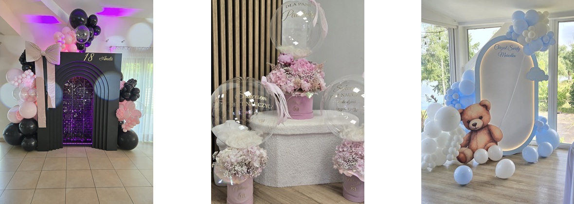 BAALONOWA Dekoracje balonowe w nowoczesnej formie