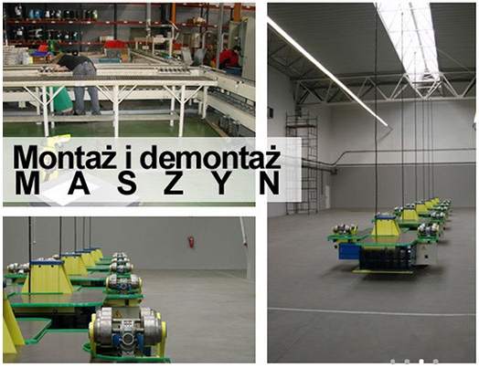 montaż i demontaż maszyn