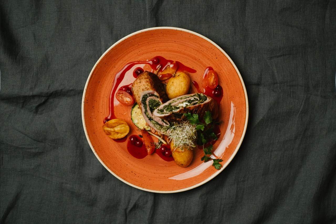 rolada ze szpinakiem