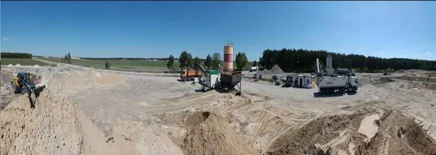 Kopalnia piasku Niedźwiada, Sprzedaż betonów suchych, Niedźwiada-Kolonia